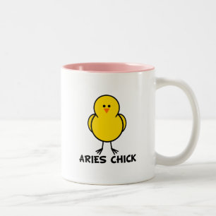 Aries Chick Two-Tone Coffee Mug