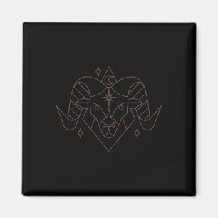 Aries Christmas Zodiac Horoscope Astrology  Magnet