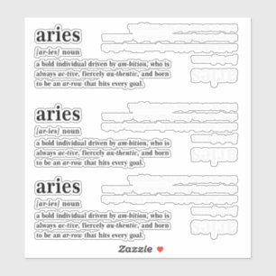 Aries Definition Aesthetic Astrology Gift
