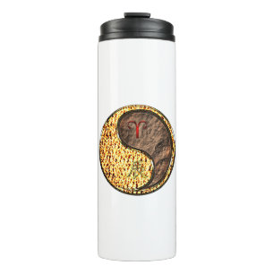 Aries & Earth Dragon Thermal Tumbler