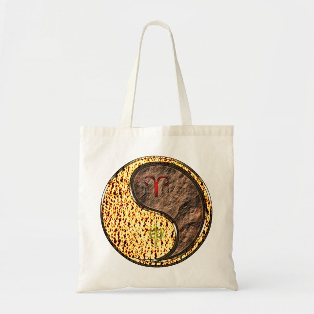 Aries & Earth Monkey Tote Bag (Front)