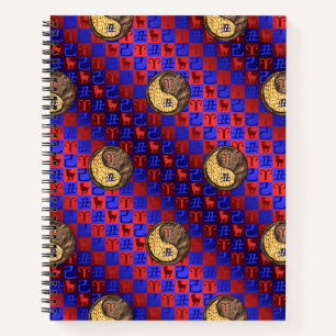 Aries & Earth Ox Notebook