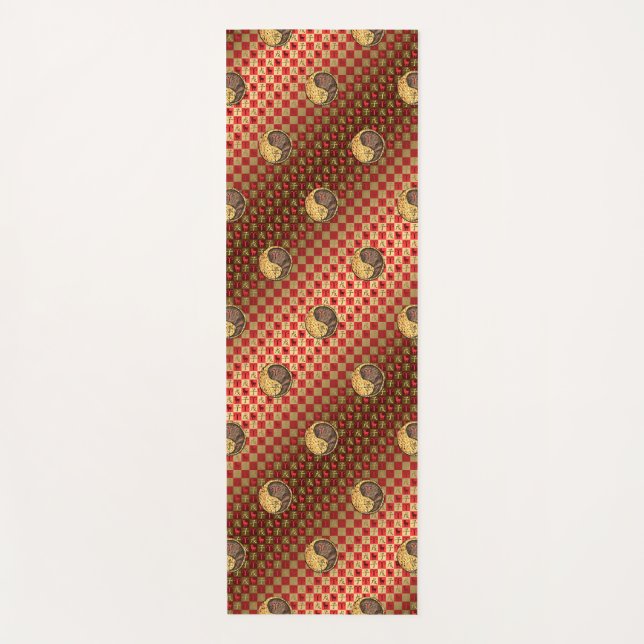 Aries & Earth Rat Yoga Mat (Front)