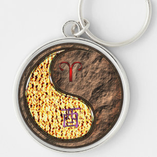 Aries & Earth Rooster Key Ring