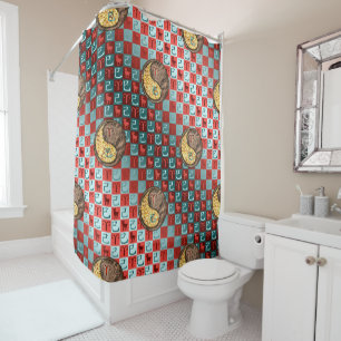 Aries & Earth Snake Shower Curtain