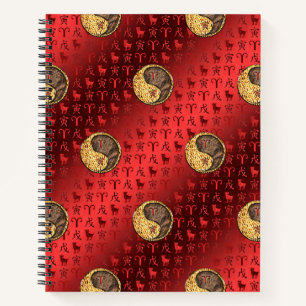 Aries & Earth Tiger Notebook