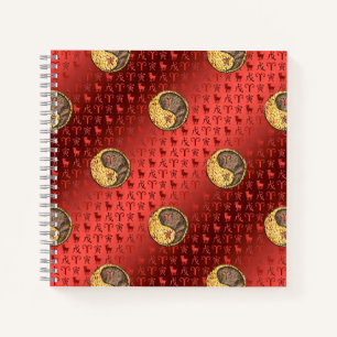 Aries & Earth Tiger Notebook