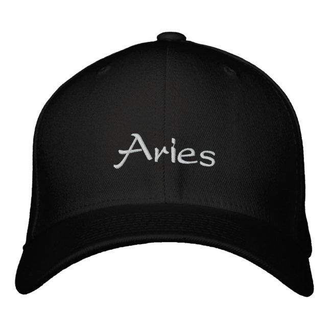 Aries Embroidered Hat (Front)