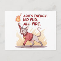 Aries Energy Sphynx Cat No Fur All Fire Art