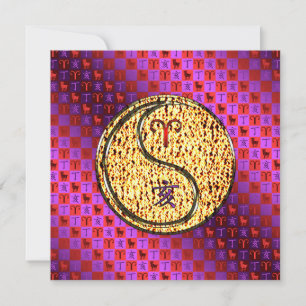Aries & Fire Boar Card
