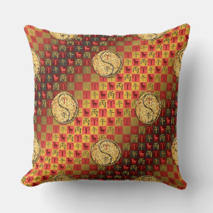 Aries & Fire Horse Cushion