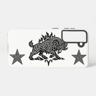 Aries Fire‑Ram – Celtic Haunted Ink Zodiac Samsung Galaxy Case