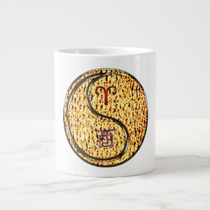 Aries & Fire Rooster Large Coffee Mug
