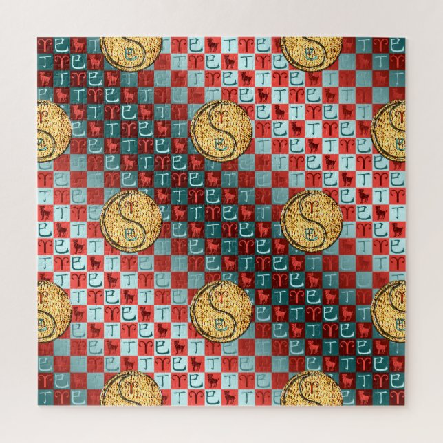 Aries & Fire Snake Jigsaw Puzzle (Vertical)