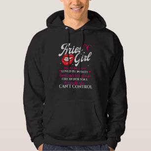 Aries Girl  Zodiac Sign Symbol Horoscope Astrology Hoodie