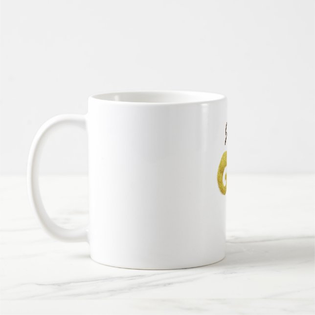 Aries  Golden Astrology Coffee Mug (Left)