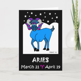 Aries Greeting Card