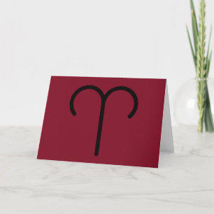 Aries Greeting Card