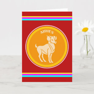 Aries Greeting Card