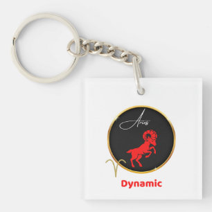 Aries Horoscope Key Ring