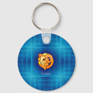aries horoscope key ring