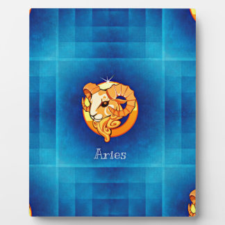 aries horoscope plaque