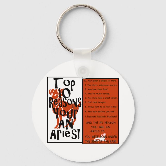 Aries Key Ring (Front)