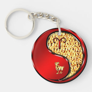 Aries Key Ring