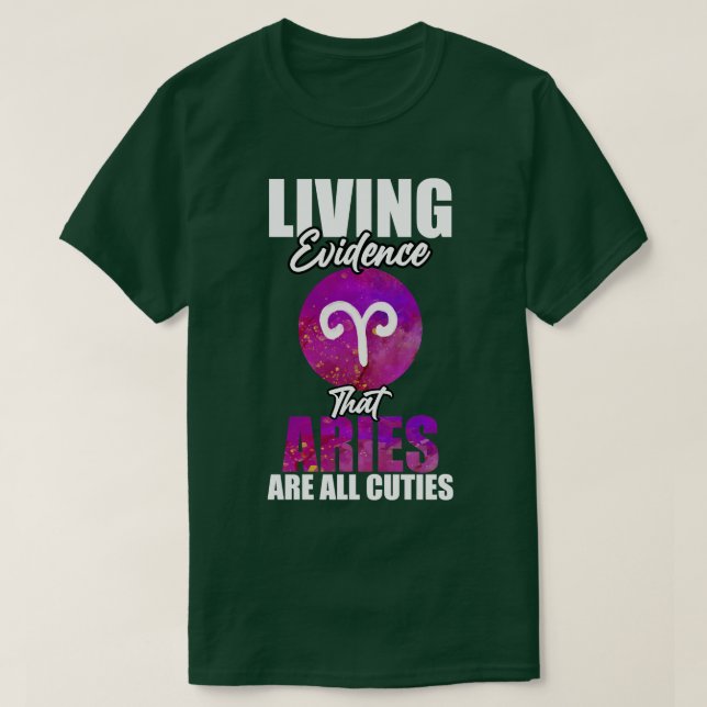 Aries Living Evidence 1 T-Shirt (Design Front)