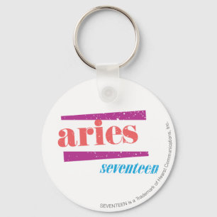 Aries Lt Pink Key Ring