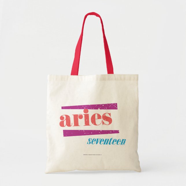 Aries Lt Pink Tote Bag (Front)
