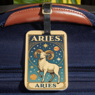 Aries Luggage Tag