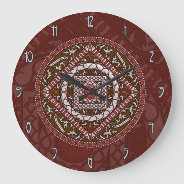 Aries Mandala Clock (Front)