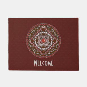 Aries Mandala Doormat