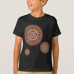 Aries Mandala Kid's and Baby Dark Shirt