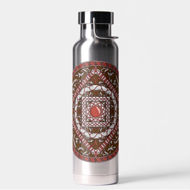 Aries Mandala Water Bottle (Left)