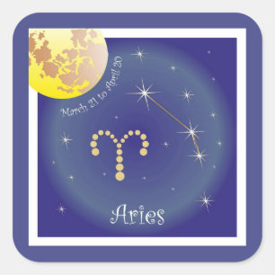 Aries March 21 to April 20 sticker