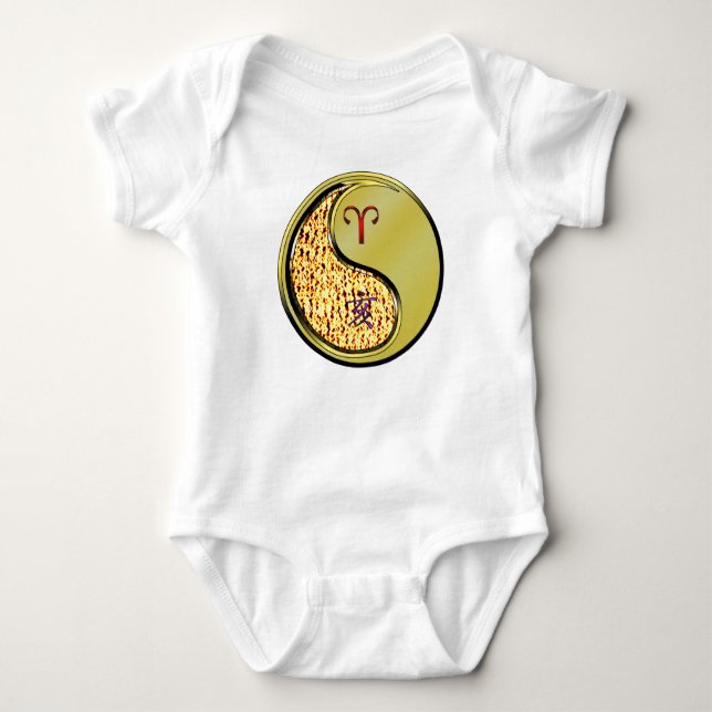 Aries & Metal Boar Baby Bodysuit (Front)