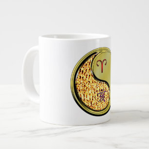 Aries & Metal Boar Large Coffee Mug
