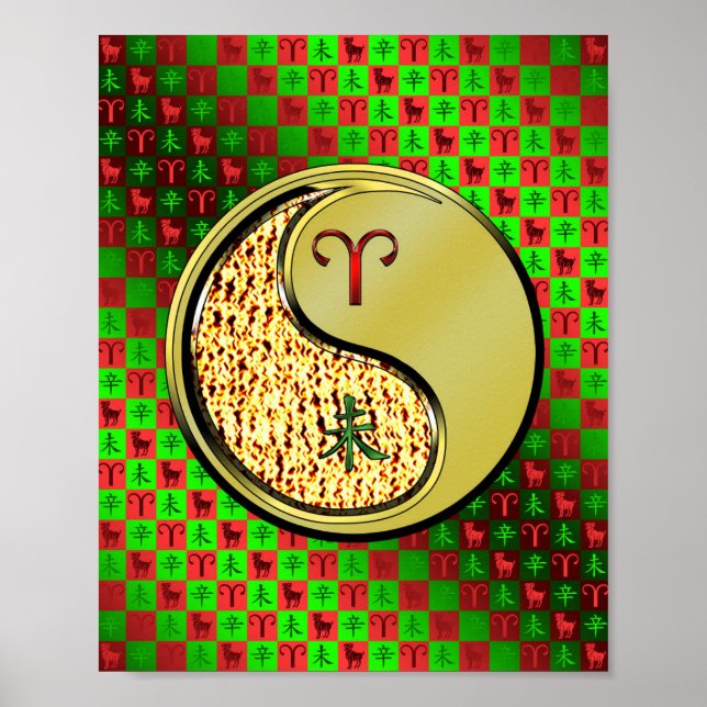 Aries & Metal Goat Poster (Front)