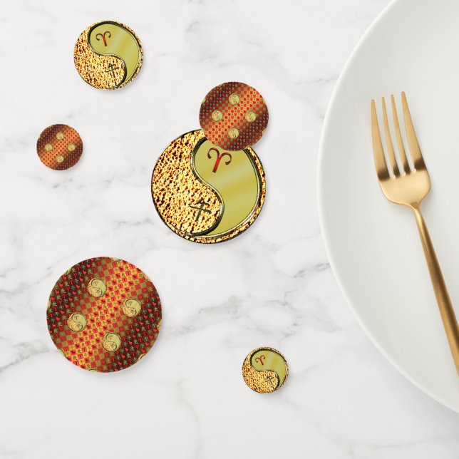 Aries & Metal Horse Table Confetti (Group)