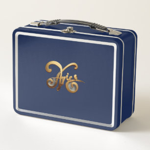 Aries Metal Lunch Box