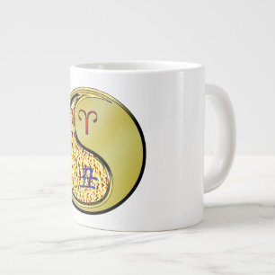 Aries & Metal Ox Large Coffee Mug