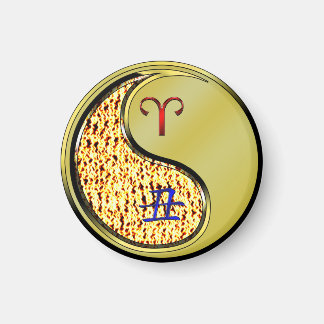 Aries & Metal Ox Magnet