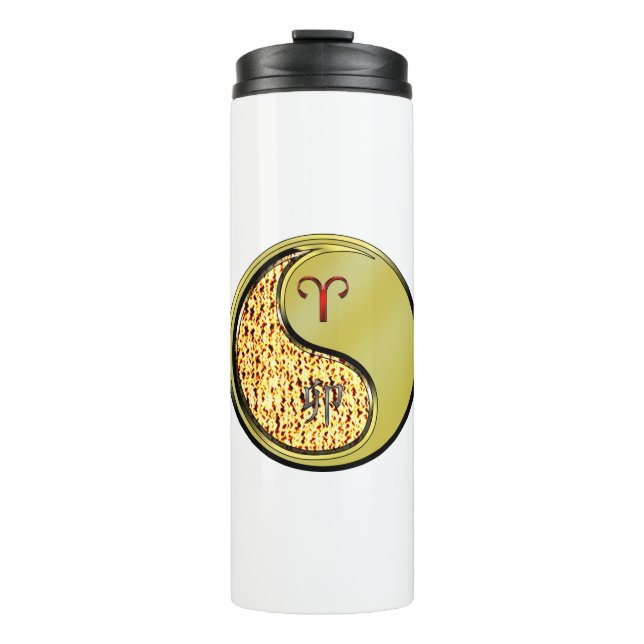Aries & Metal Rabbit   Thermal Tumbler (Front)