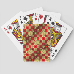 Aries & Metal Rat Playing Cards