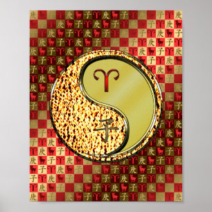 Aries & Metal Rat Poster