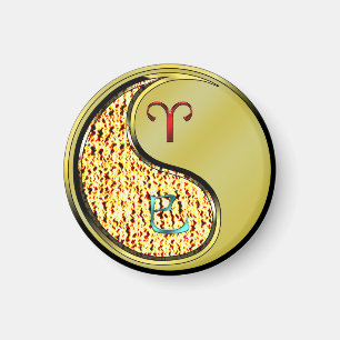 Aries & Metal Snake Magnet