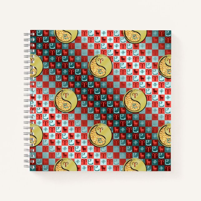 Aries & Metal Snake Notebook (Front)
