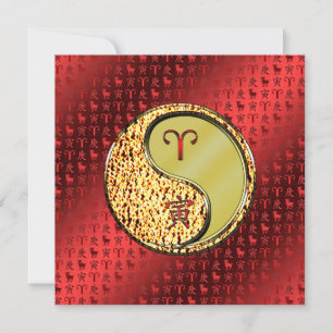 Aries & Metal Tiger Card